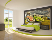 Tranh kính 3D phòng ngủ