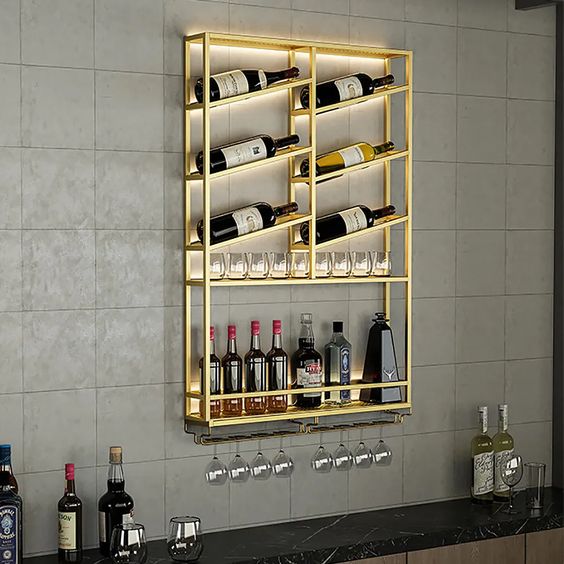 KỆ ĐỂ RƯỢU VANG ĐẸP